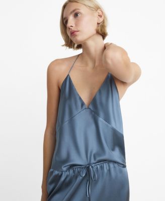 Women's Silk Pajama Top