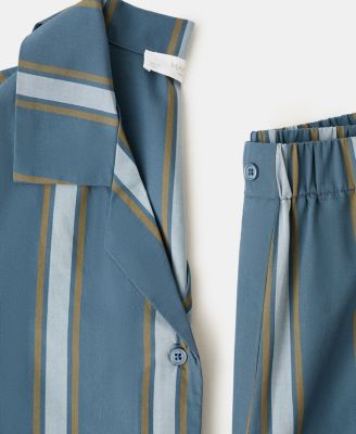 Women's Long Sleeve Striped Pajama Top