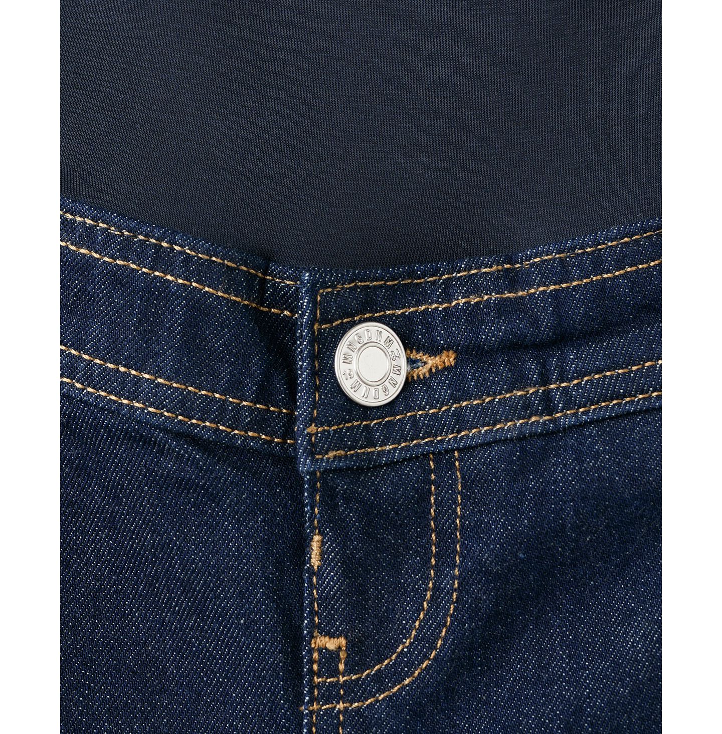 Женские джинсы MANGO Pockets Wide Leg Maternity, цвет: Синий — фото 3