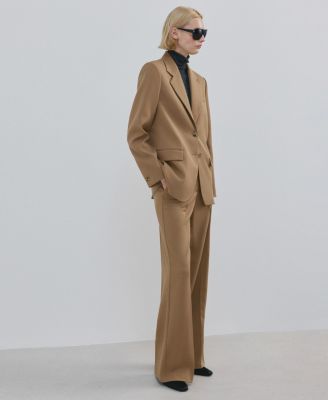 Women's Straight Low-Rise Suit Pants