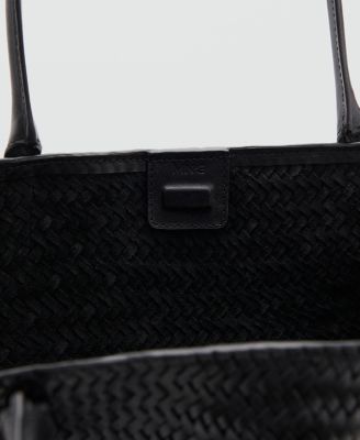 Women's Braided Leather Bag