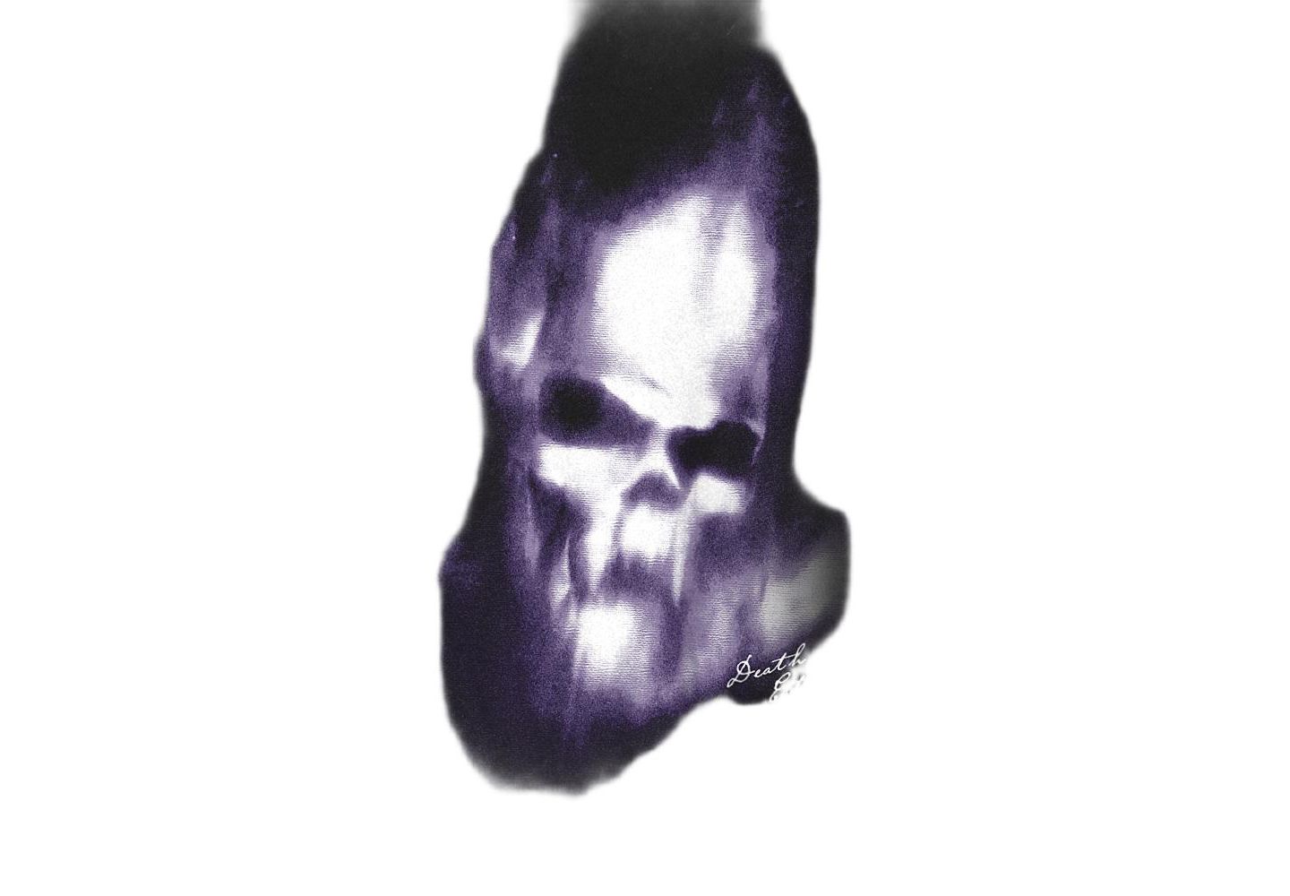 Мужская футболка Harry Potter Death Eater Skull, цвет: Чёрный — фото 2