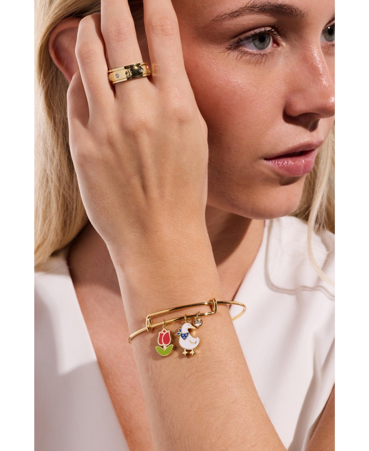 Alex and Ani Garden Party Fidget Ring