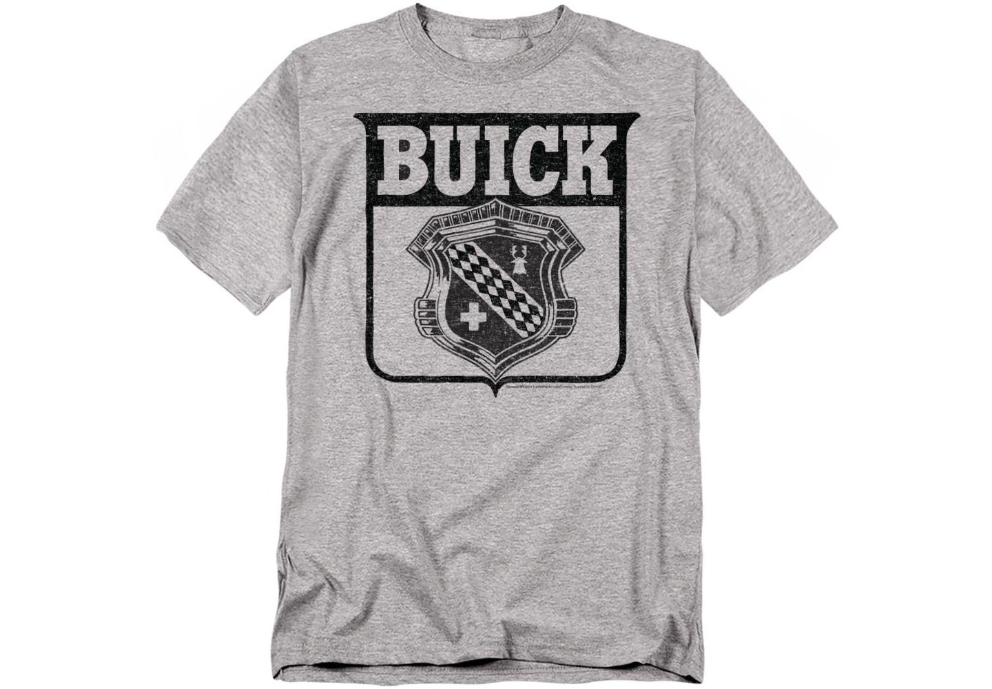 Мужская футболка Logovision Buick 1946 Emblem, цвет: Меланжевый — фото 1