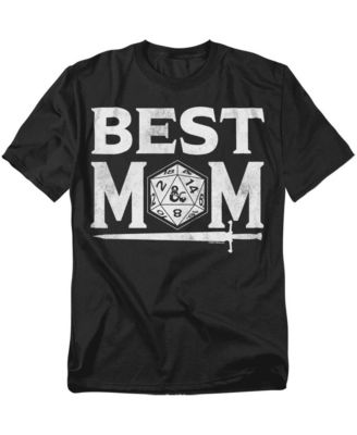 Men's Dungeons Dragons Mother's Day Best Mom D20 Dark T-Shirt