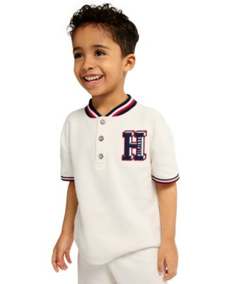 Boys' 2T-7 Short-Sleeve Polo Shirt and Shorts, 2-Piece Set