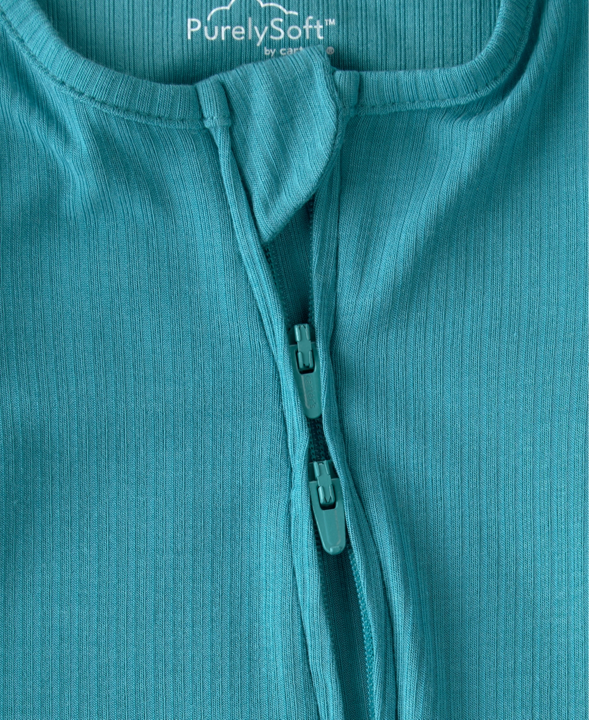 Carter's Baby Boys' PurelySoft 2-Way Zip Snug Fit Sleep & Play Pajamas