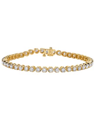 Diamond Bracelet (5 ct. t.w.) in 14k Yellow Gold