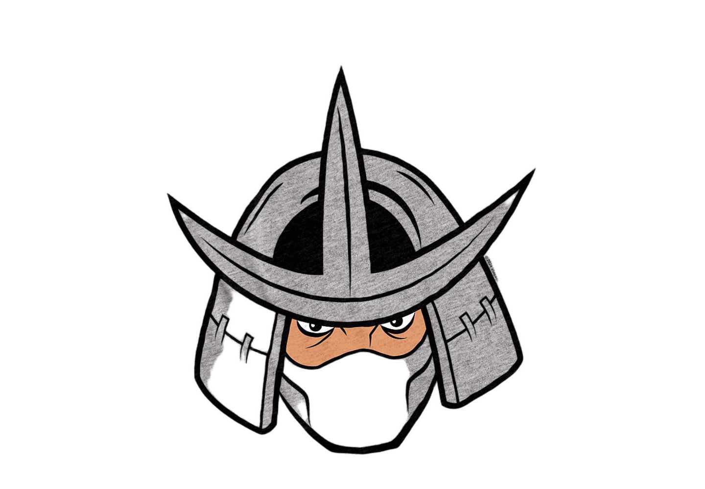 Мужская футболка Teenage Mutant Ninja Turtles Shredder Angry, цвет: Меланжевый — фото 2