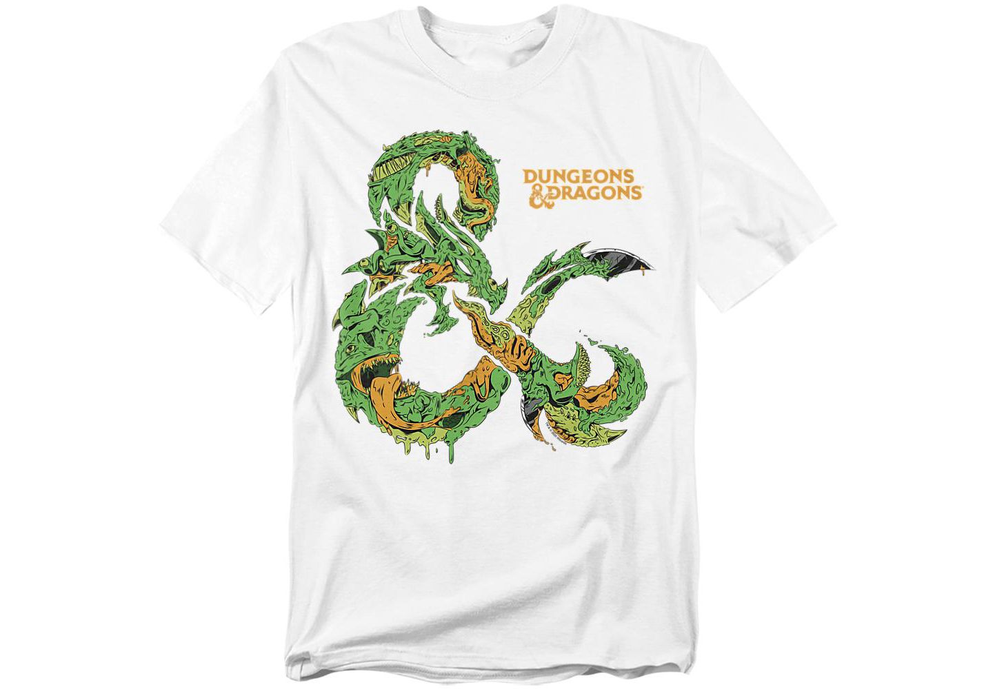 Мужская футболка D&D Big & Tall Dungeons And Dragons Monster Logo, цвет: Белый — фото 1