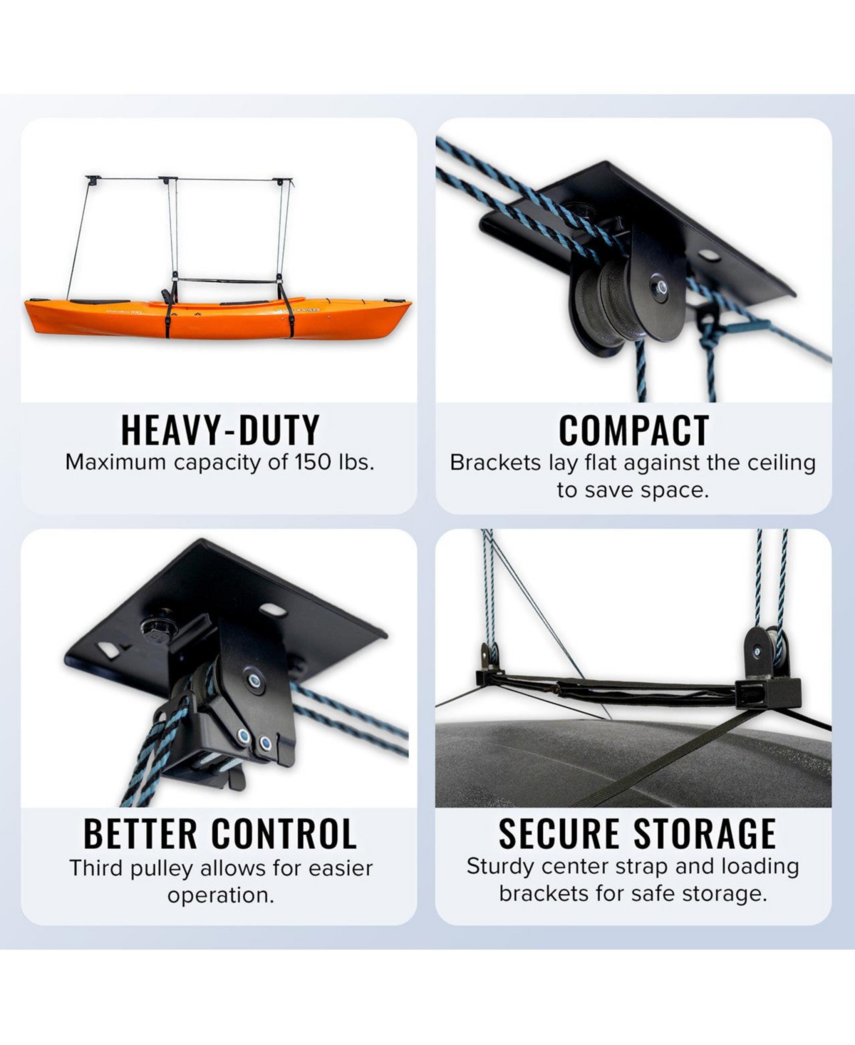 StoreYour EasyLift Cargo Box Hoist | Holds up to 150 lbs