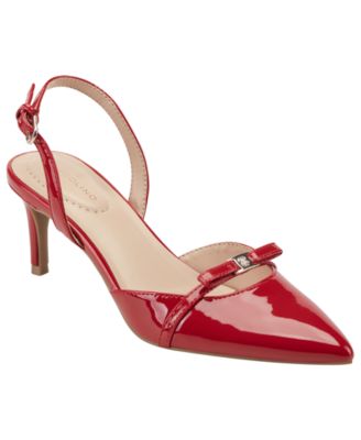 Women's Pracen Bow Slingback Kitten Heel Pumps