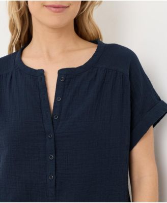 Women's Cotton Coastal Double Gauze Popover