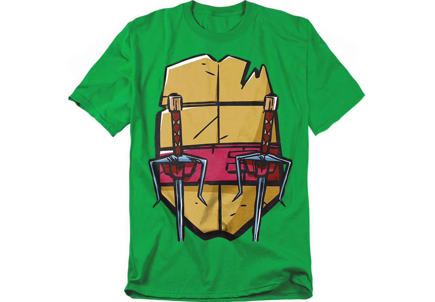 Мужская футболка Teenage Mutant Ninja Turtles Big & Tall 2012 Raphael Shell, цвет: Зелёный — фото 1