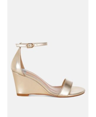 Rag and Co Womens Volora Dressy Wedge Heel Sandals