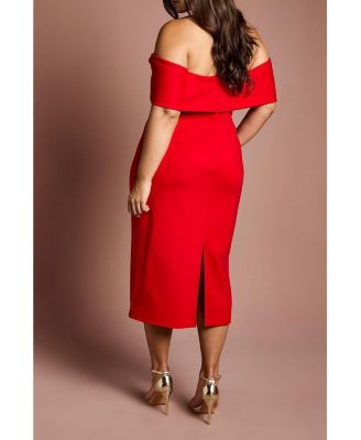Women's Bardot Ponte Midi Dress
