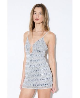 Women's Heavyweight Embellished Mini Dress