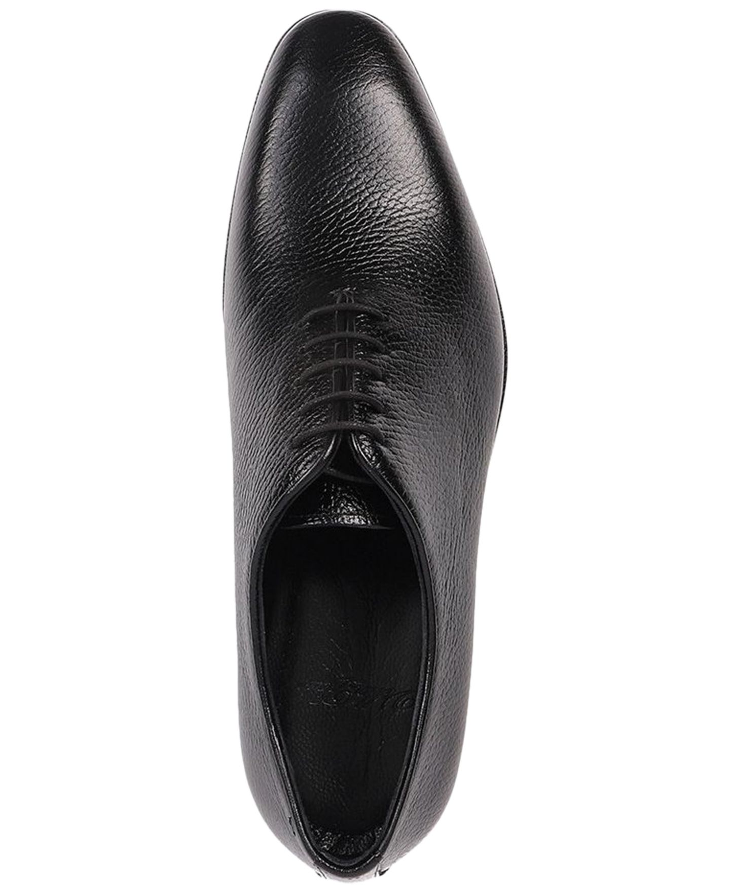 Обувь VELLAPAIS Men's Newark Wholecut Oxford Lace-Up Dress Shoes, цвет: Чёрный — фото 4
