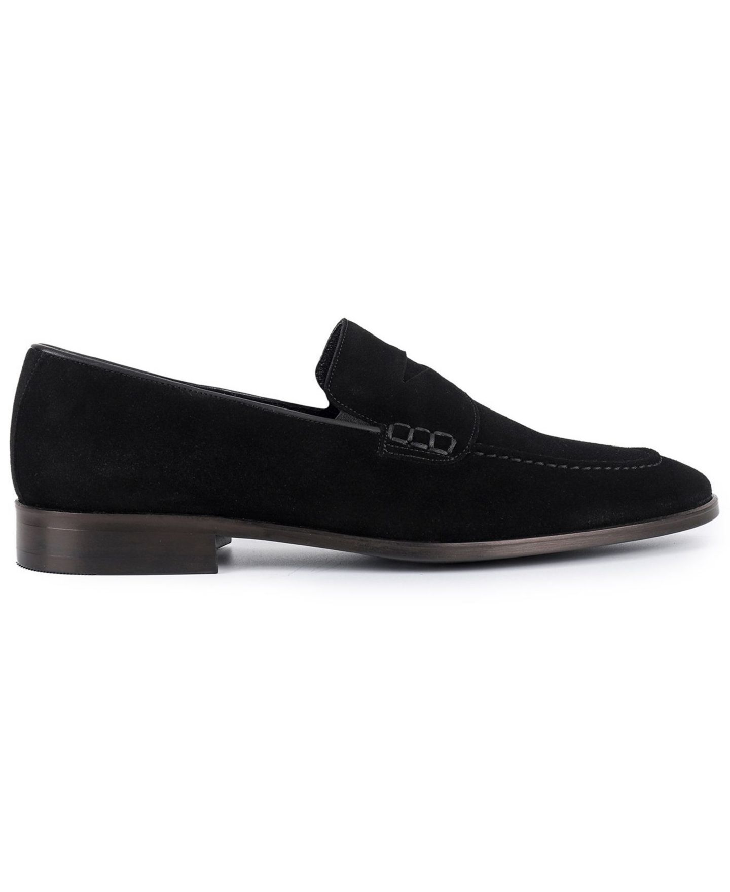 Мужские туфли VELLAPAIS Ganado Slip-On Penny, цвет: Чёрный — фото 2