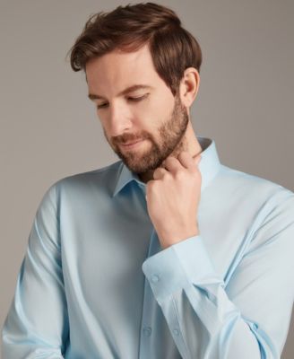 Men's Sateen Slim-Fit Dress Shirt