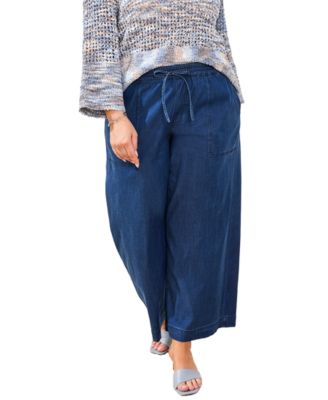 Plus Size Inclusive Audrey Jogger Wide-Crop Denim Jeans