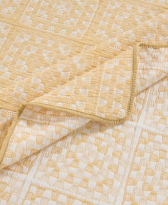 Granny Squares Reversible Jacquard Woven Throw, 50" x 60"