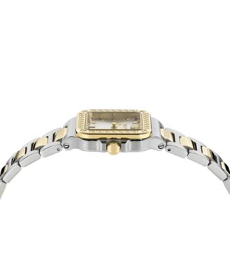 Women's Greca Edge Two Tone Bracelet Watch, 30x30mm