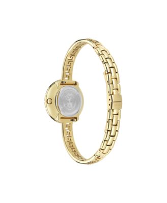 Women's Greca Pendant IP Yellow Gold Bracelet Watch, 28mm