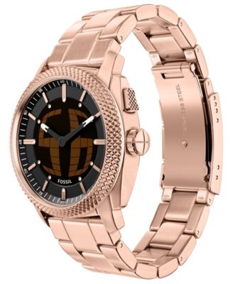 Men's Machine Big Tic Rose Gold-Tone Stainless Steel Watch, 41mm