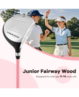 38" Junior #3 Fairway Wood, 165CC, Fiberglass Shaft, Ages 11-14