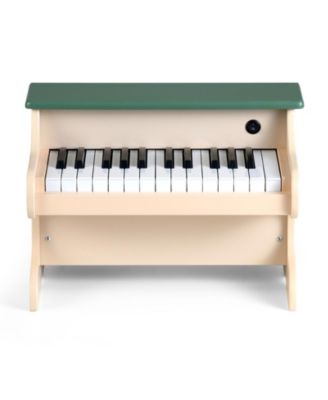 25-Key Kids Wooden Digital Piano Toy with Removable Music Stand, Fun Musical Learning for Kids