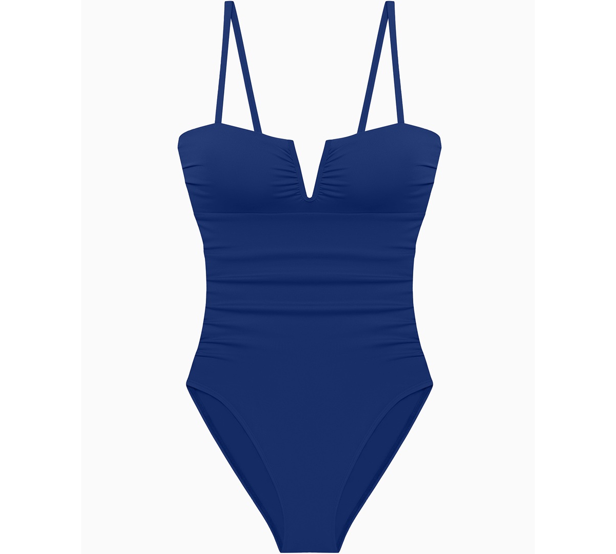 Lauren Ralph Women's V-Wire One-Piece Swimsuit