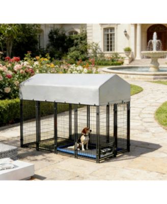 Large Outdoor Dog Kennel, Spacious Animal Shelter
