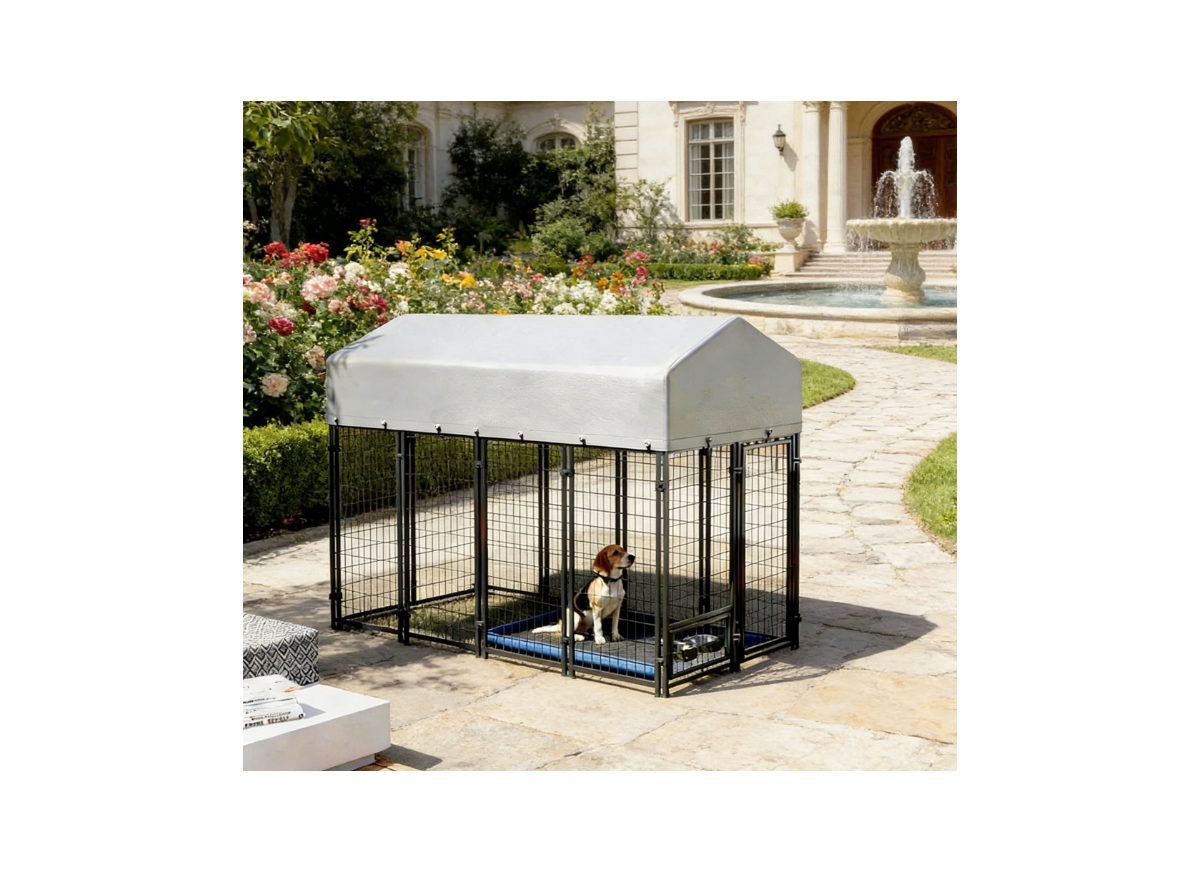Aostirmotor Large Outdoor Dog Kennel, Spacious Animal Shelter