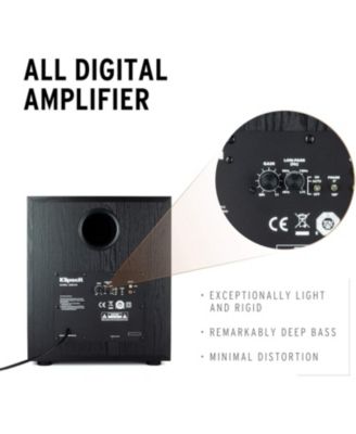 SUB-100-BLACK Synergy Black Label Subwoofer Speaker  (2018)