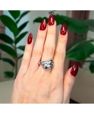 Sculpted Coil Ring Sterling Silver