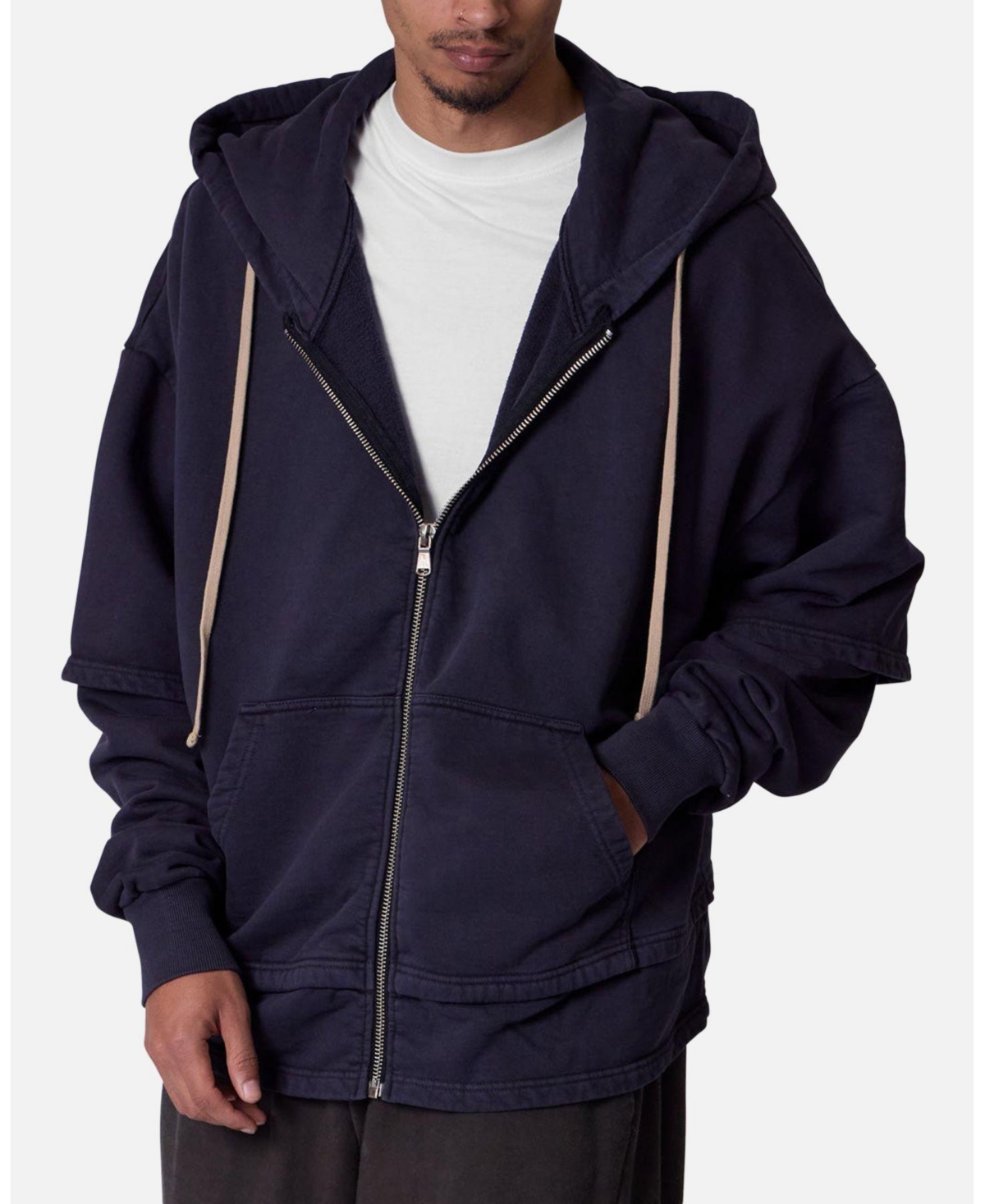 mnml Men's Double Layer Zipper Sweater