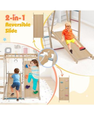 6-in-1 Kids Indoor Jungle Gym Playground for Ages