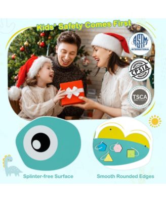 11-in-1 Dinosaur Activity Wall Busy Board Panels