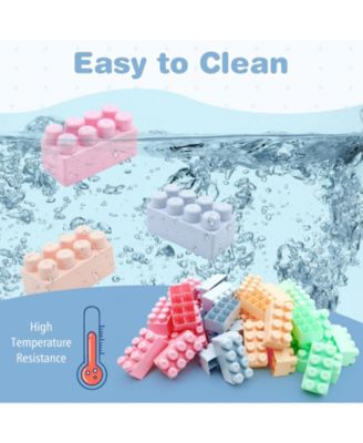 64-Piece Toddler Building Blocks Educational Toy Set