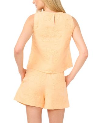 Women's Boxy Sleeveless Textured Top