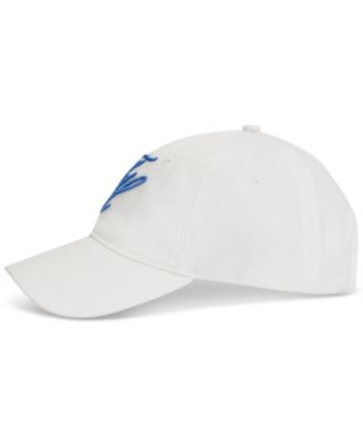Men's Script Soft Six Panel Embroidered Logo Cap
