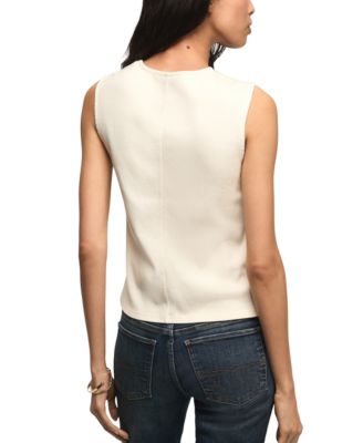 Women's Embroidered Schiffley Flyaway Tank Top