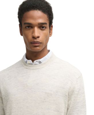 Men's Flaxby Linen Blend Crewneck Sweater