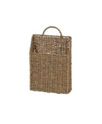 Rectangular Wicker Hanging Baskets, Set of 2, Small and Large