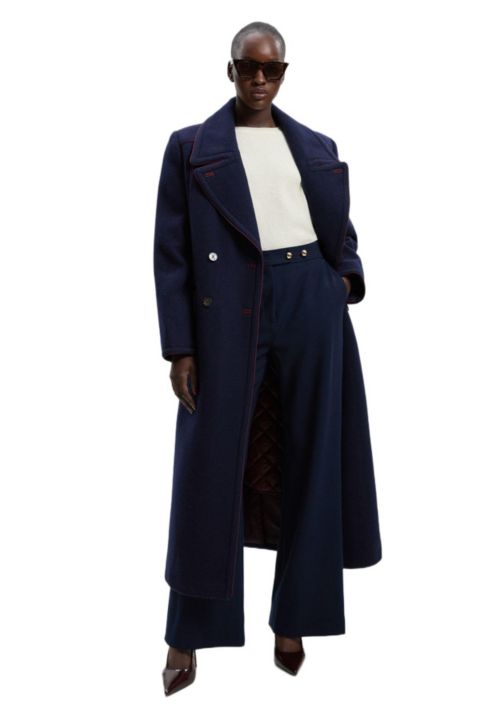 Женские куртки Karen Millen Women's Tailored Padded Lined Midi Coat