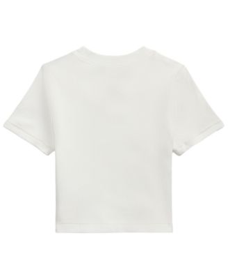 Girls' 7-16 Ribbed Boxy T-Shirt