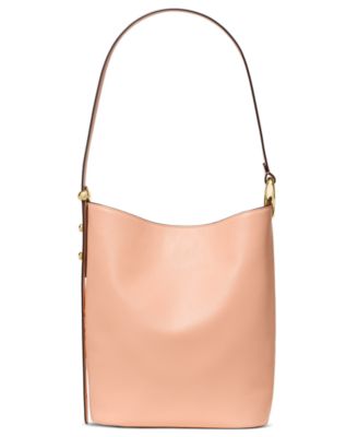 Halo Medium Leather Bucket Bag