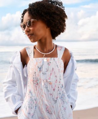 Girls' Pintuck Sleeveless Maxi Dress