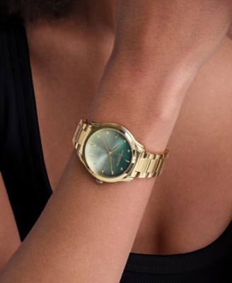 Women's Colourwave Gold Tone Stainless Steel Bracelet Watch, 36mm